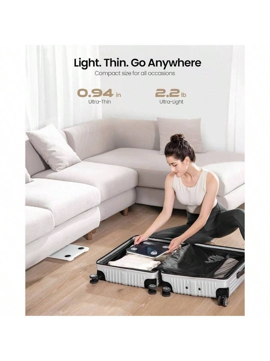 Light. Thin. Go Anywhere  
Compact size for all occasions  

0.94 in  
Ultra-Thin  

2.2 lb  
Ultra-Light