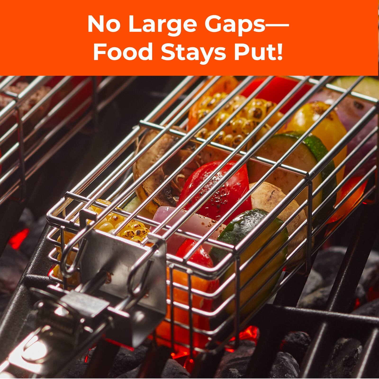 No Large Gaps—Food Stays Put!
