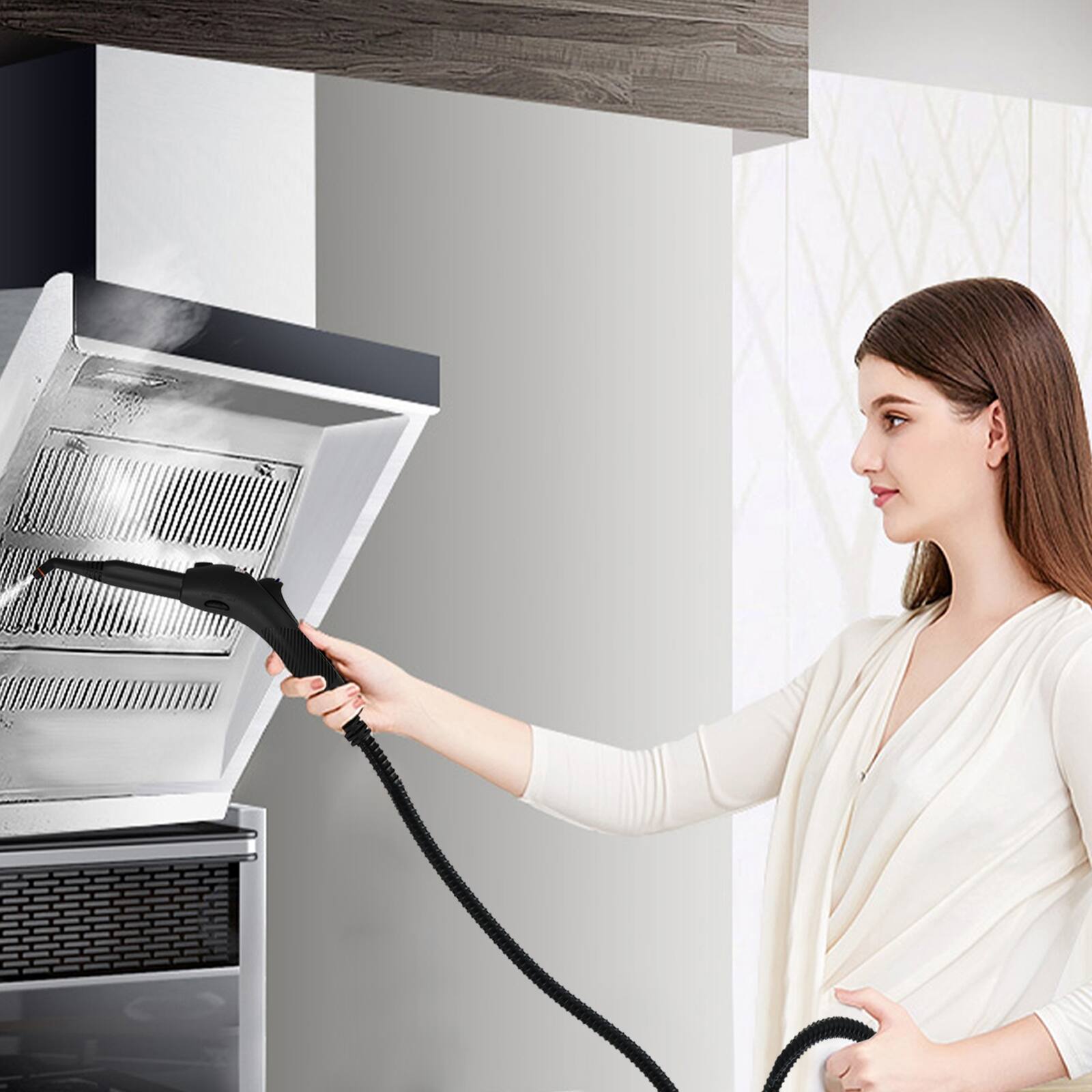 Alt View 1. Ecooso - 2000W Heavy-Duty Steam Cleaner Mop, Detachable Handheld Steamer, Multi-Surface Deep Cleaning for Floors & Tile - Blue.