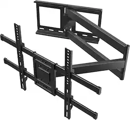 FINEAK - TV Wall Mount with Extra Long Extendable Arm for 32-75 Inch TVs, Max VESA 600x400mm - Black