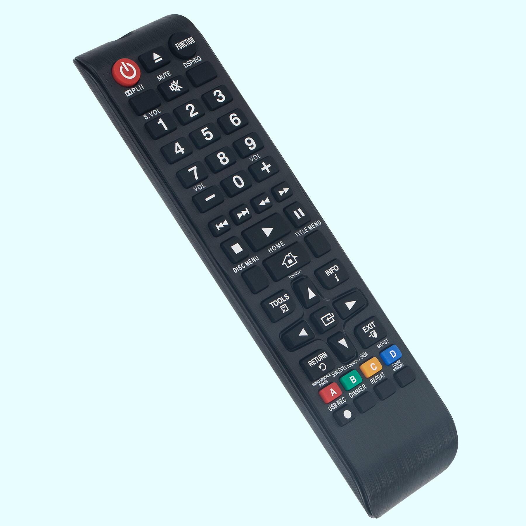 Sure, here is the corrected and grouped text from the image:

**Top Section:**
- FUNCTION
- DSPIEQ
- MUTE
- PLII
- 3
- S.VOL
- 2
- 6
- 5
- 4
- 9
- 8
- VOL
- 7
- 0
- VOL
- HOME
- TITLE MENU
- DISC INFO
- TOOLS
- EXIT
- MOIST
- DIGA
- RETURN
- G
- C
- TUNER
- NU
- SWLEVEL
- EVEL
- NDC
- ESPECKE
- FS
- REPEAT
- A
- DIMMER
- REC
- USB

**Bottom Section:**
- INFO
- TOOLS
- EXIT
- MOIST
- DIGA
- RETURN
- G
- C
- TUNER
- NU
- SWLEVEL
- EVEL
- NDC
- ESPECKE
- FS
- REPEAT
- A
- DIMMER
- REC
- USB