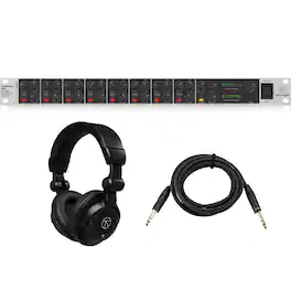 Behringer - Eurorack Pro RX1602 V2 Multi-Purpose 16-Input Rackmountable Ultra-Low Noise Line Mixer, Bundle with TAPH100