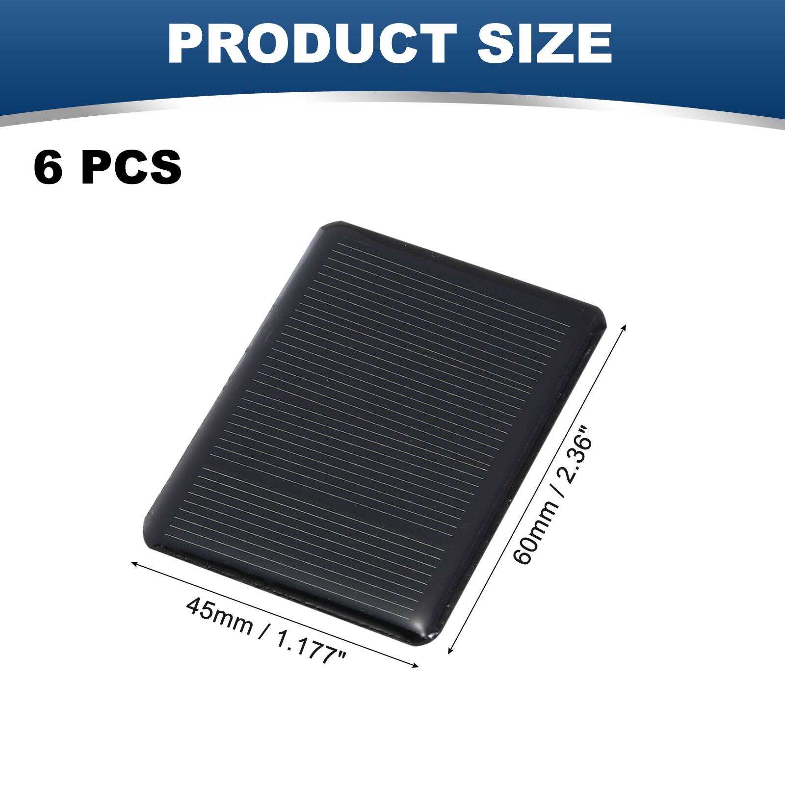 PRODUCT SIZE

6 PCS

45mm / 1.177" x 60mm / 2.36"