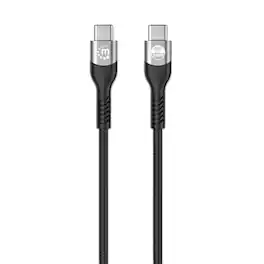 Manhattan - 356367 240-watt Usb-c Pd 3.1 Epr Charging Cable - Black