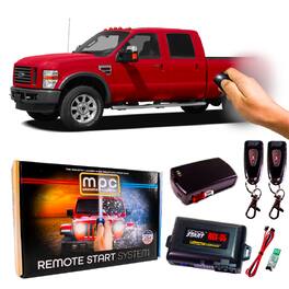MPC - Complete (2) 1-Button Remote Start Kit For 2008-2010 Ford F-250 - Black