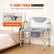 7L ODOR-PROOF COMMODE
3-in-1 design, easy to clean and less odor with lid
Slide Out Forward