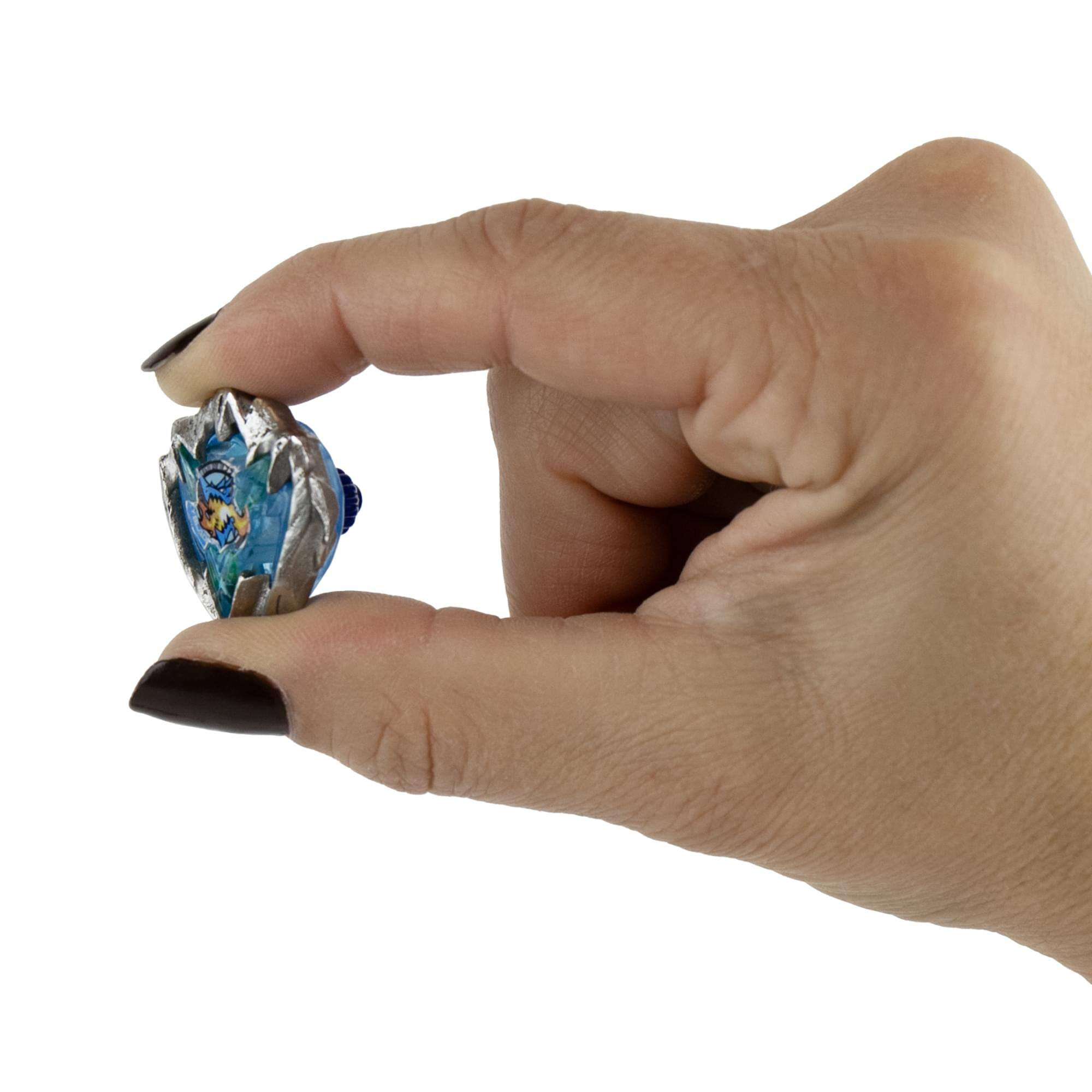 Alt View 2. Super Impulse - World's Smallest Beyblade X Battling Spinning Top | Buster Dran - Blue.