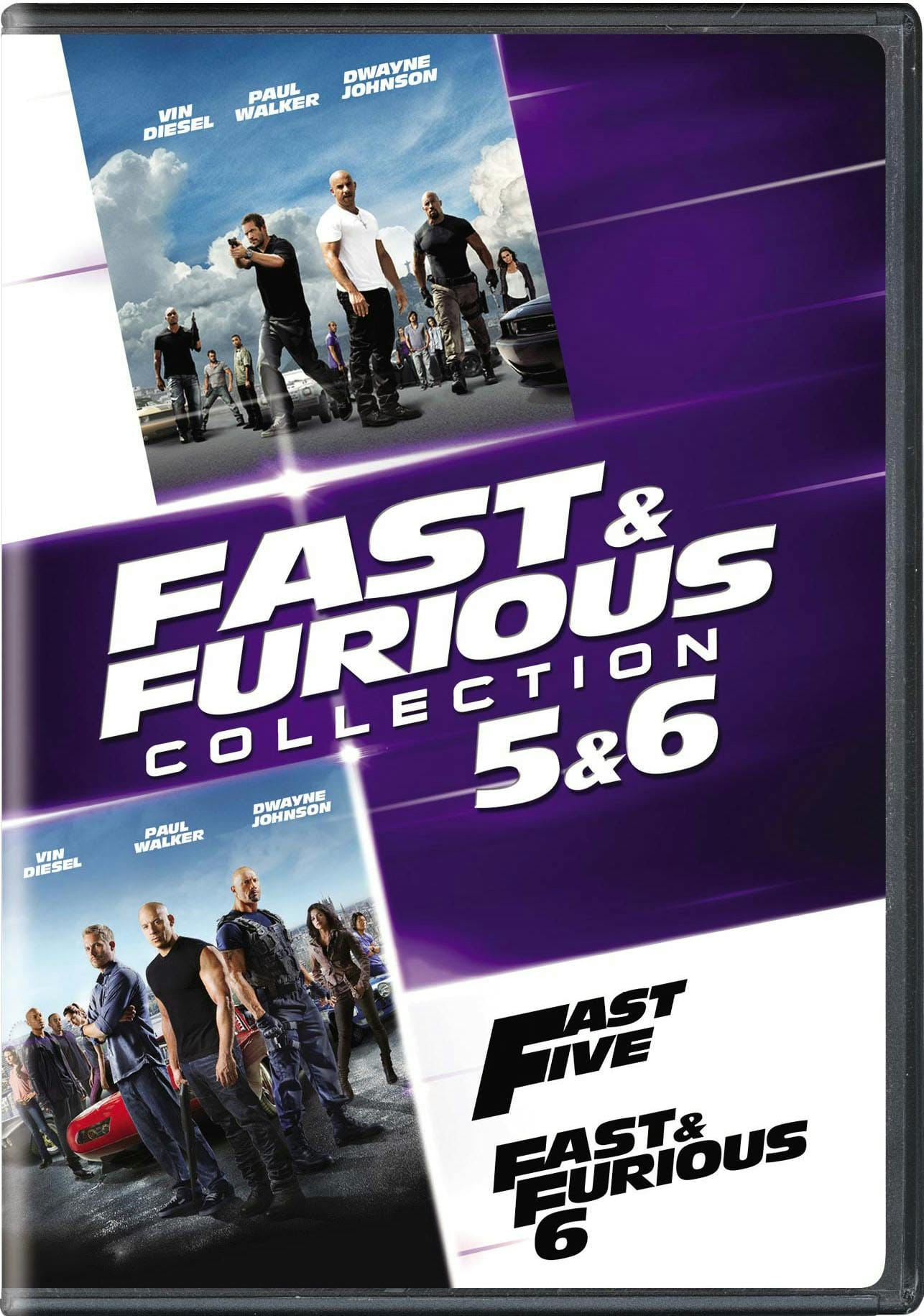 Front. Fast & Furious Collection: 5 & 6 (DVD Double Feature) [DVD].