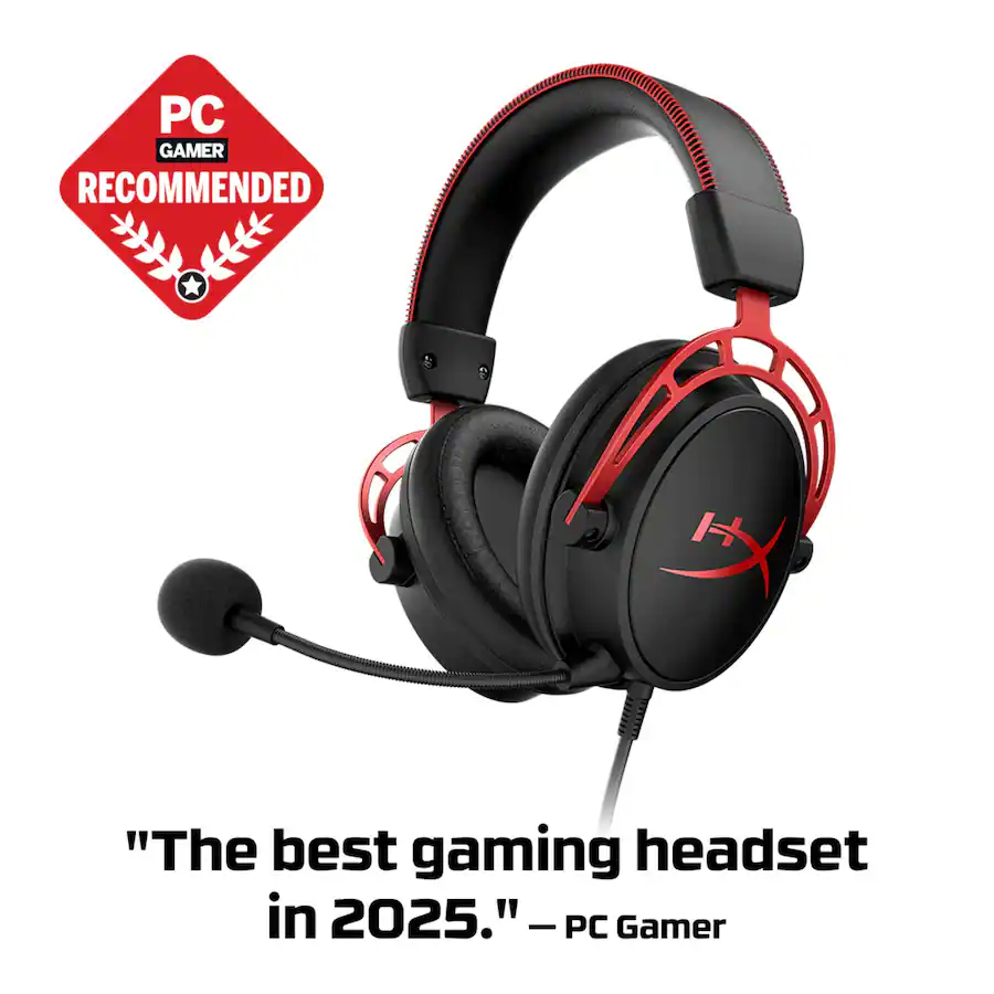 HyperX Cloud Alpha Wired Gaming Headset for PC, Xbox X|S, Xbox One