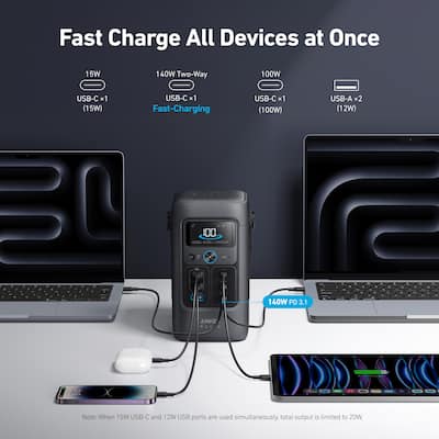 Anker SOLIX C200X DC Portable Power Station 192Wh (60,000mAh)/200W Anker SOLIX C200X DC Portable Power Station 192Wh (60,000mAh)/200W