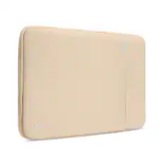 Front. tomtoc - Defender-A13 360° Protective Recycled Laptop Sleeve Bag Case for 16-inch MacBook Pro M5/M4/M3/M2/M1 Pro/Max - Natural Sand.
