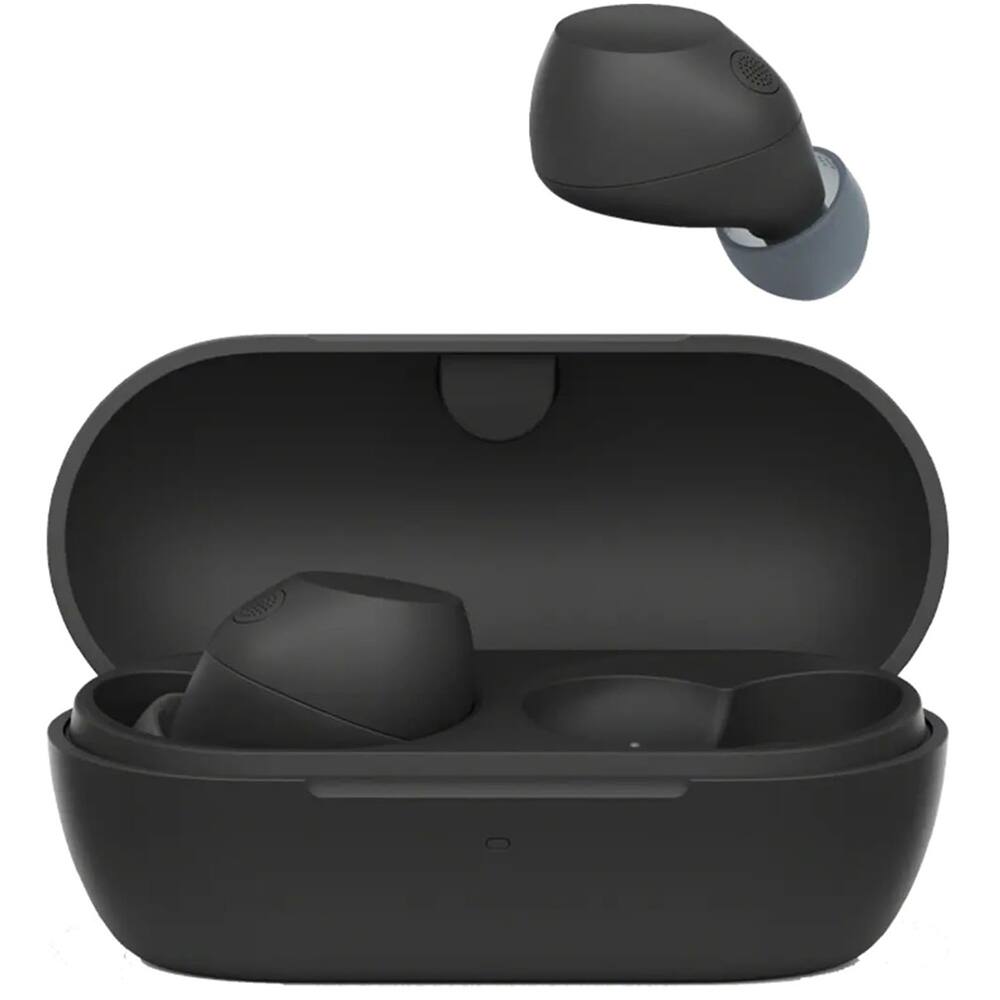 Alt View 3. Sony - Truly Wireless Noise Canceling Earbuds Black + Converter Adapter and Cloth.