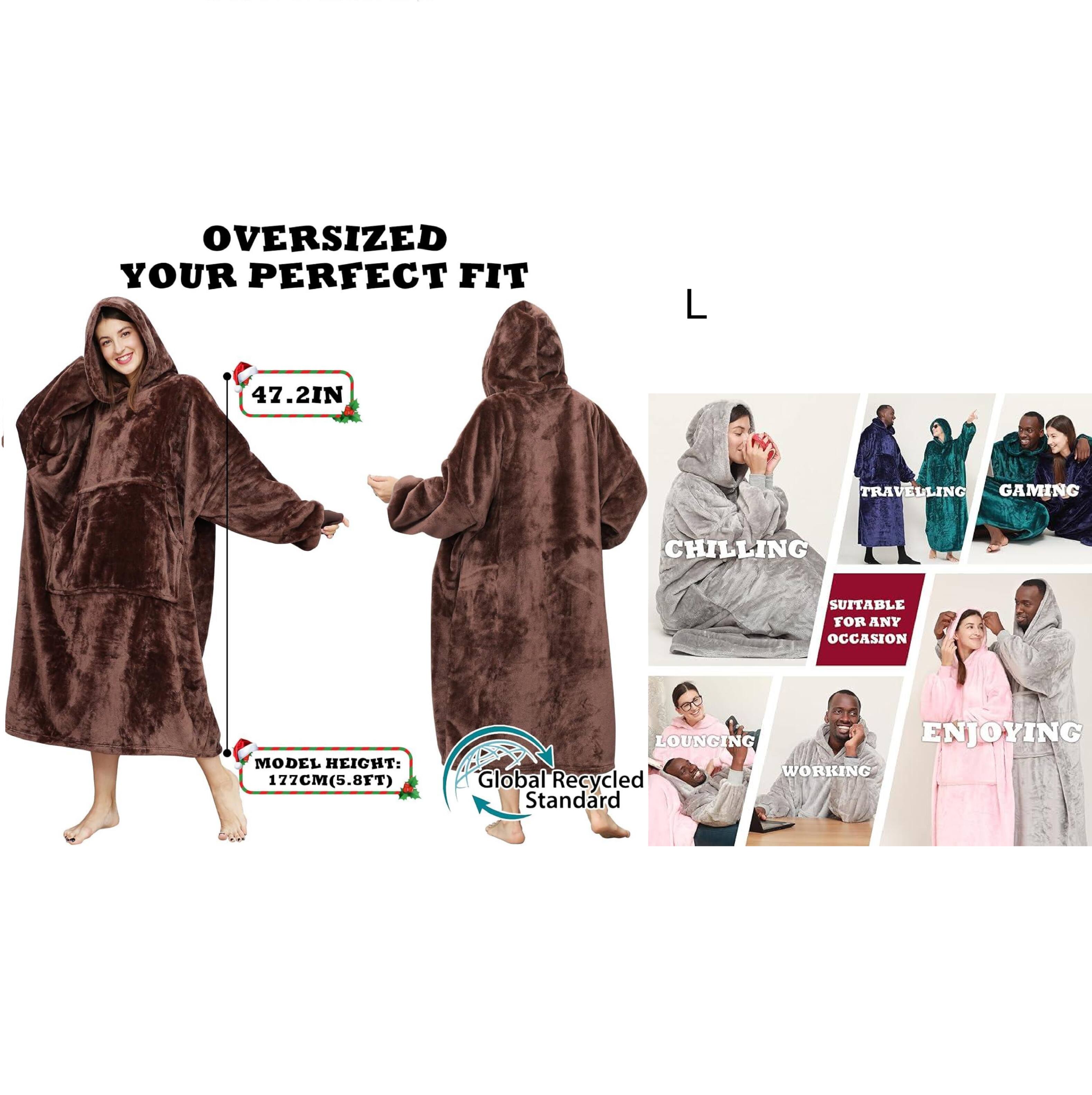 OVERSIZED YOUR PERFECT FIT

47.2IN

TRAVELLING GAMING
CHILLING
SUITABLE FOR ANY OCCASION
MODEL HEIGHT: 177CM (5.8FT)
LOUNGING ENJOYING WORKING

Global Recycled Standard