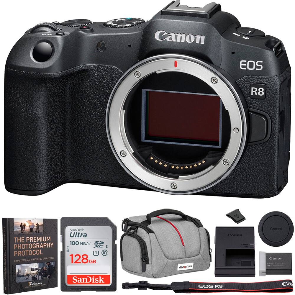 Canon X  
EOS R8  
SanDisk Ultra THE PREMIUM 100 MB/s PHOTOGRAPHY XC I CHOTOGRAPHY PROTOCOL U c IN N HIGH-END OPERATIONS 128GB A MASTERCLASS PROTOGOL DECO ESSENTIALS SanDisk BOWL as ISA  
Canon CHANGE decephoto EOS R8  
Canon Canon BOTTEROOOOCO