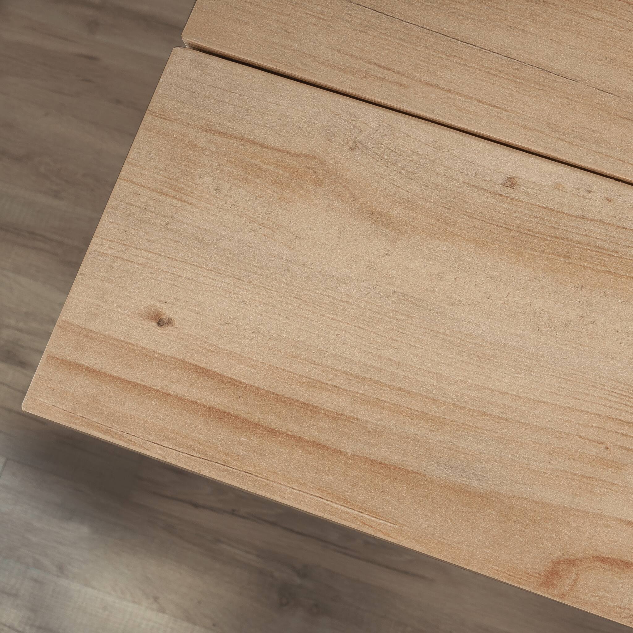 Alt View 4. TinyHomie - Craft Station Brown finish.