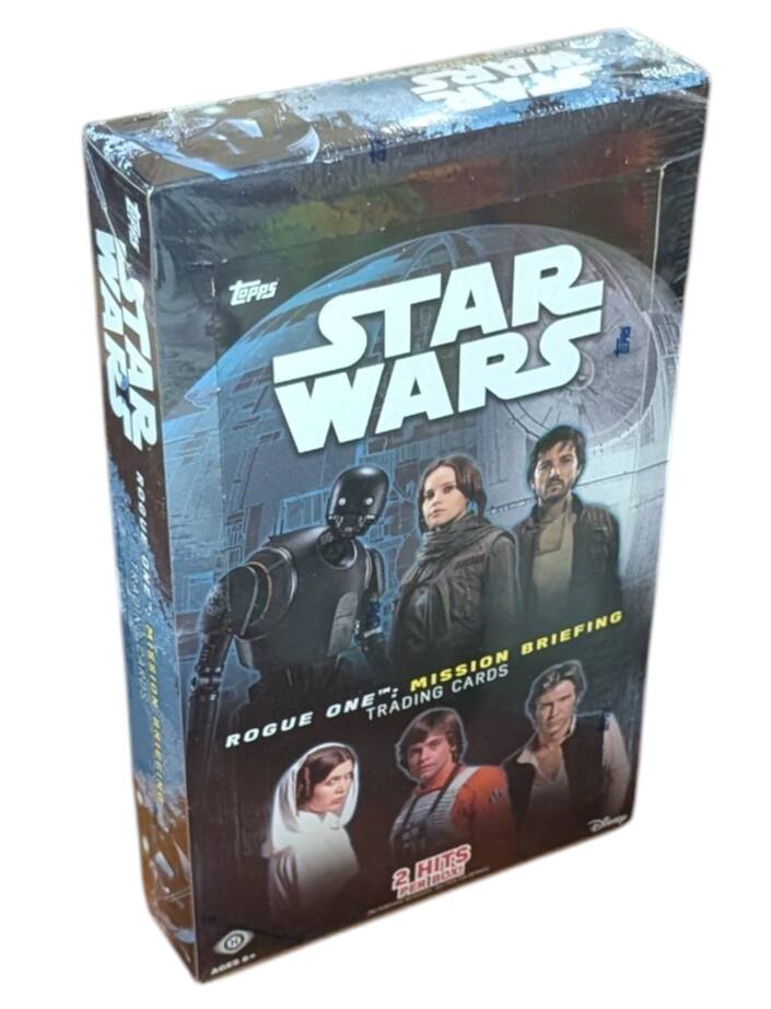 STAR WARS ROGUE ONE MISSION BRIEFING TRADING CARDS: ROGUE ONE™: TRADING MISSION BRIEFING  
2 HITS PER BOX  
Disney