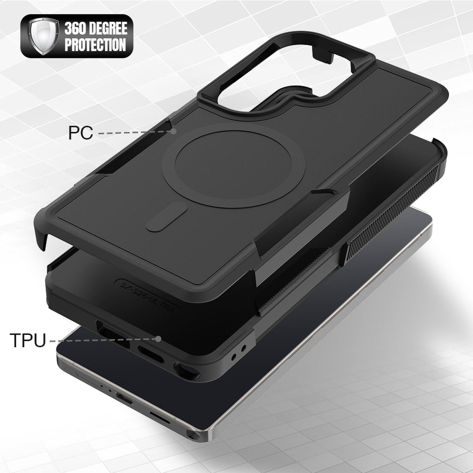 360 Degree Protection PC 5A-525-UL TRA TPU