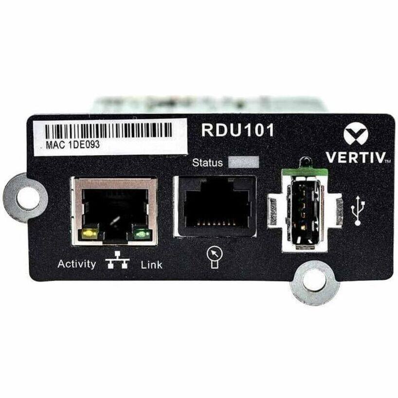 RDU101  
MAC 1DE093  
Status  
Activity  
Link  
VERTIV™