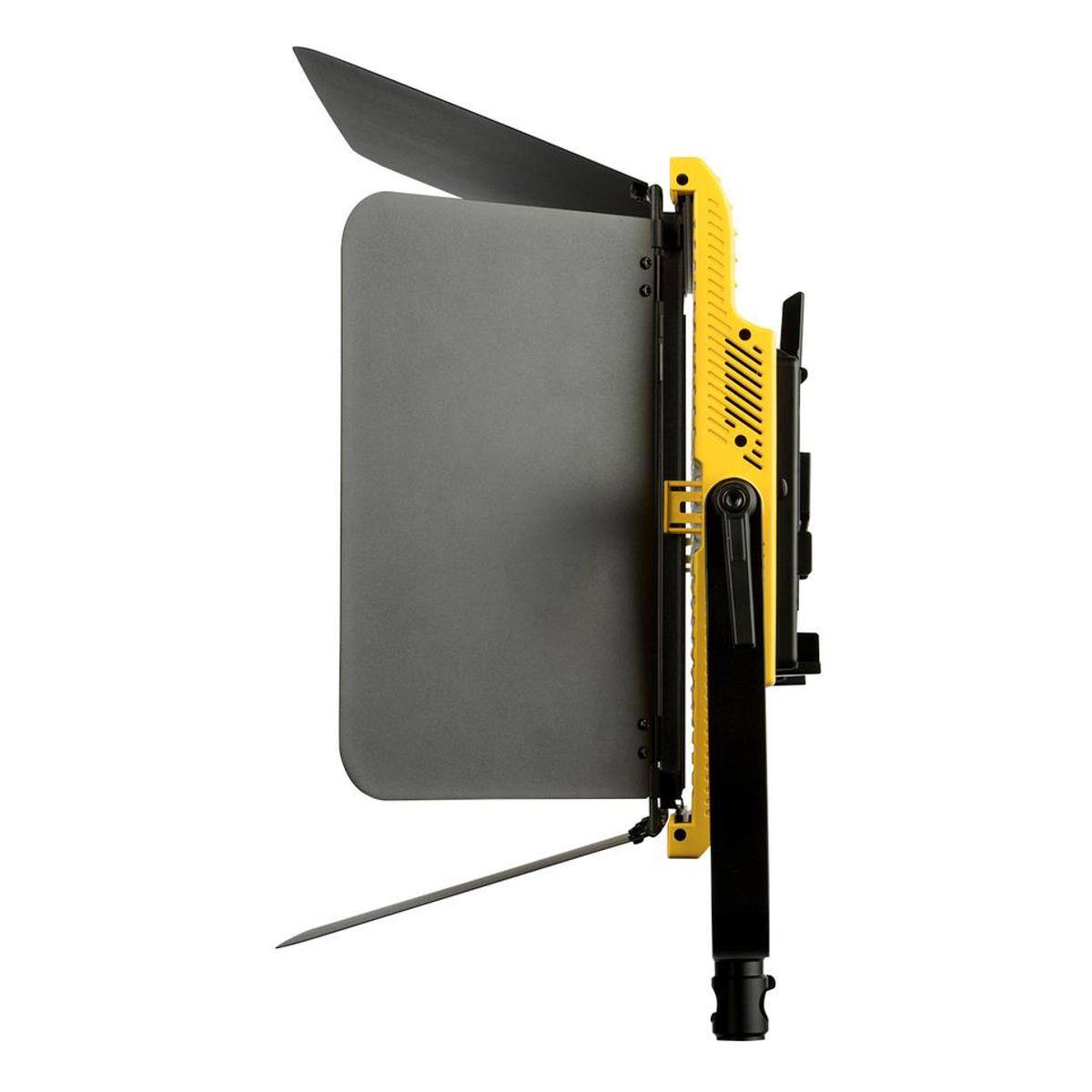 Alt View 6. Ikarao - Ikan Onyx 2 x 1 Bi-Color LED Light with V-Mount Battery Plate, 22 x 16 x 1.75".