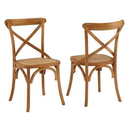 Modway - Gear Dining Side Chair Set of 2 - Brown