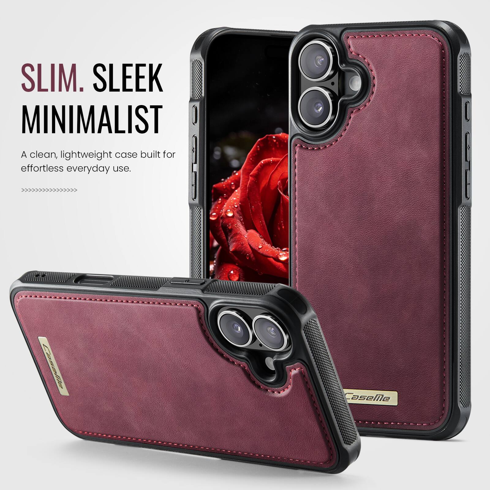 SLIM. SLEEK MINIMALIST  
A clean, lightweight case built for effortless everyday use.