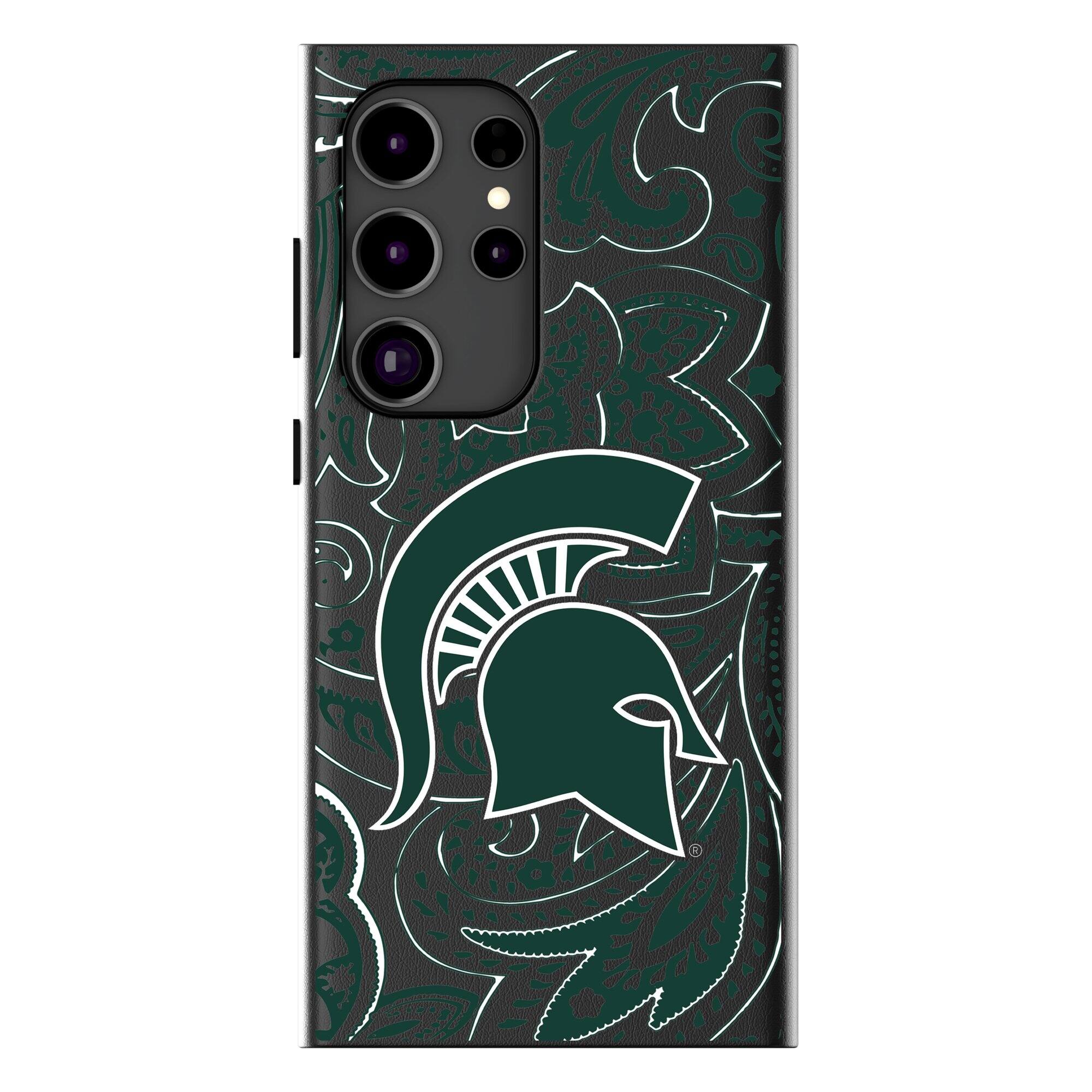 Keyscaper - NCAA - Michigan State Spartans Paisley Galaxy Magnetic Bump Case - S25 Ultra - Black price history on PriceWatchPro