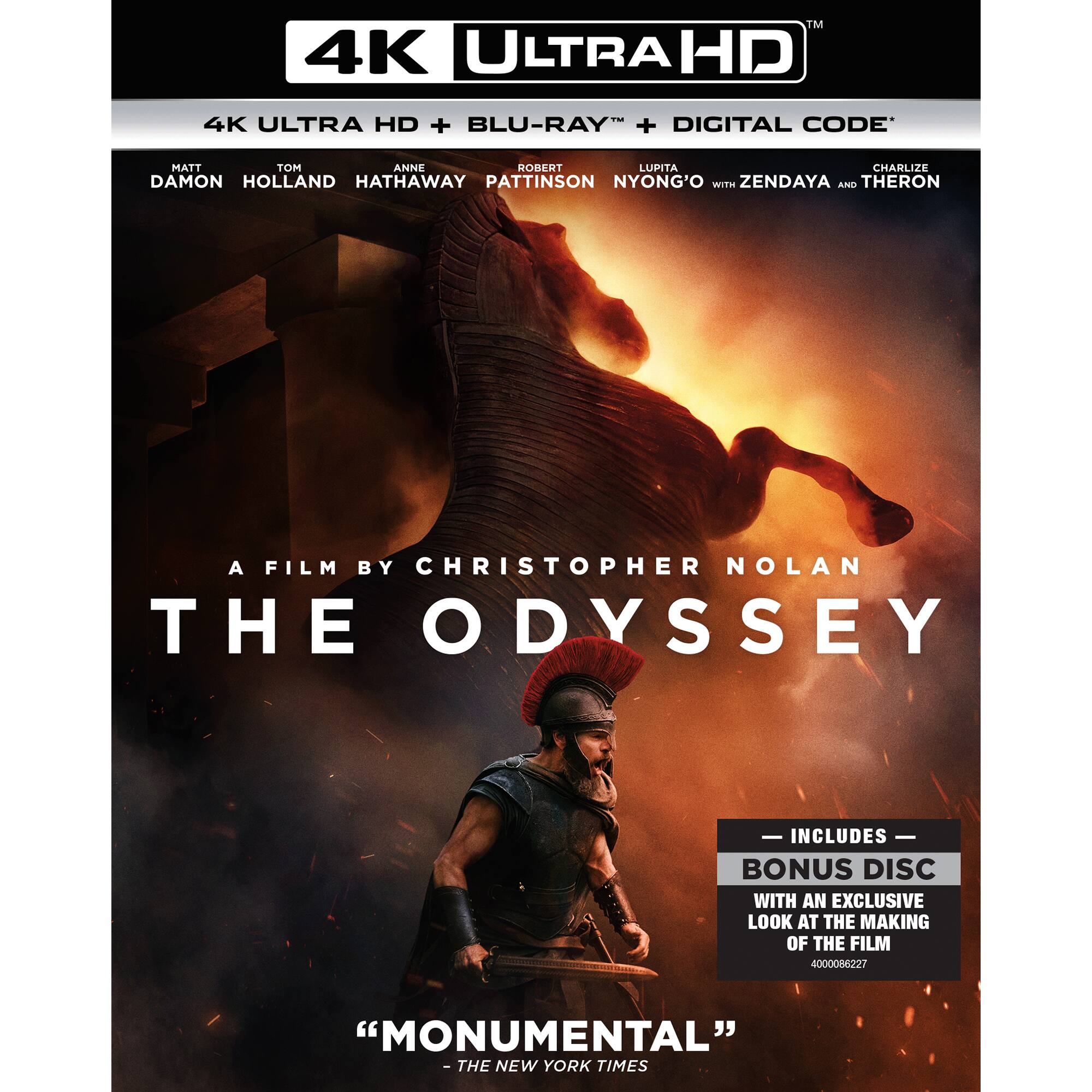 Universal Studios - The Odyssey (4K Ultra HD + Blu-Ray + Digital Copy)
