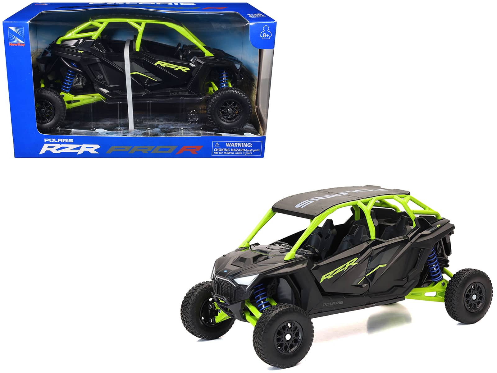 Polaris RZR Pro R UTV Black and Lime Green 1/18 Diecast Model by New Ray price history on PriceWatchPro