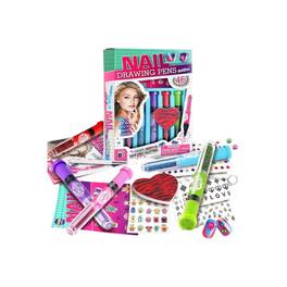Beauty Hub Ecommerce - Peelable Art Set Nail Kit - Neon With Glitter