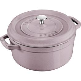 Staub - Cast Iron 7-qt Round Cocotte - Lilac