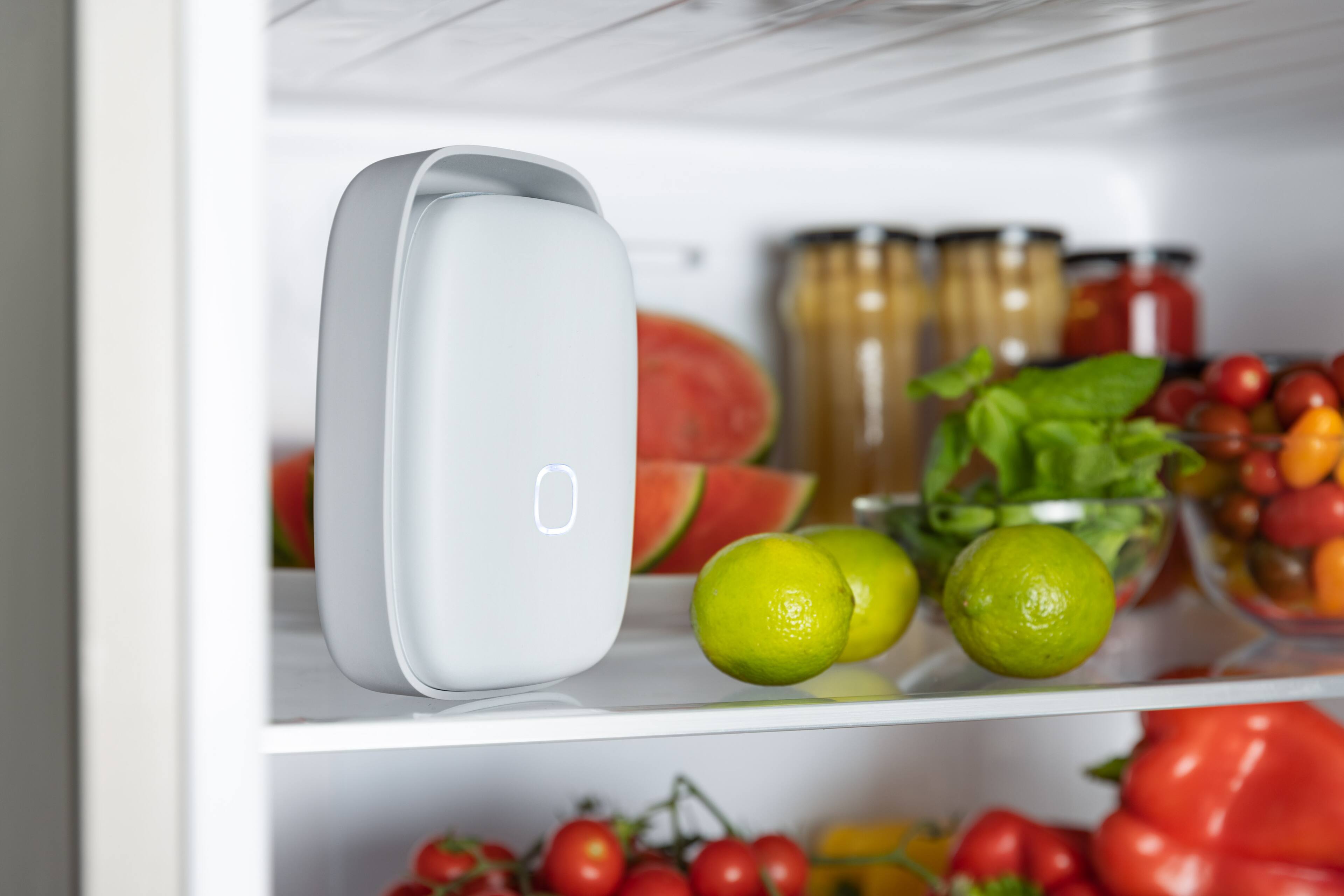 Alt View 26. Vitesy - SHELFY Smart Refrigerator Device, Extends Food Freshness and Reduces Food Waste, Removes Bad Odors, Washable Filter - White.
