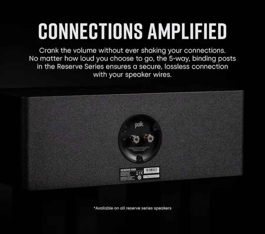 Polk Audio Polk Reserve R200 Bookshelf Speaker, 1