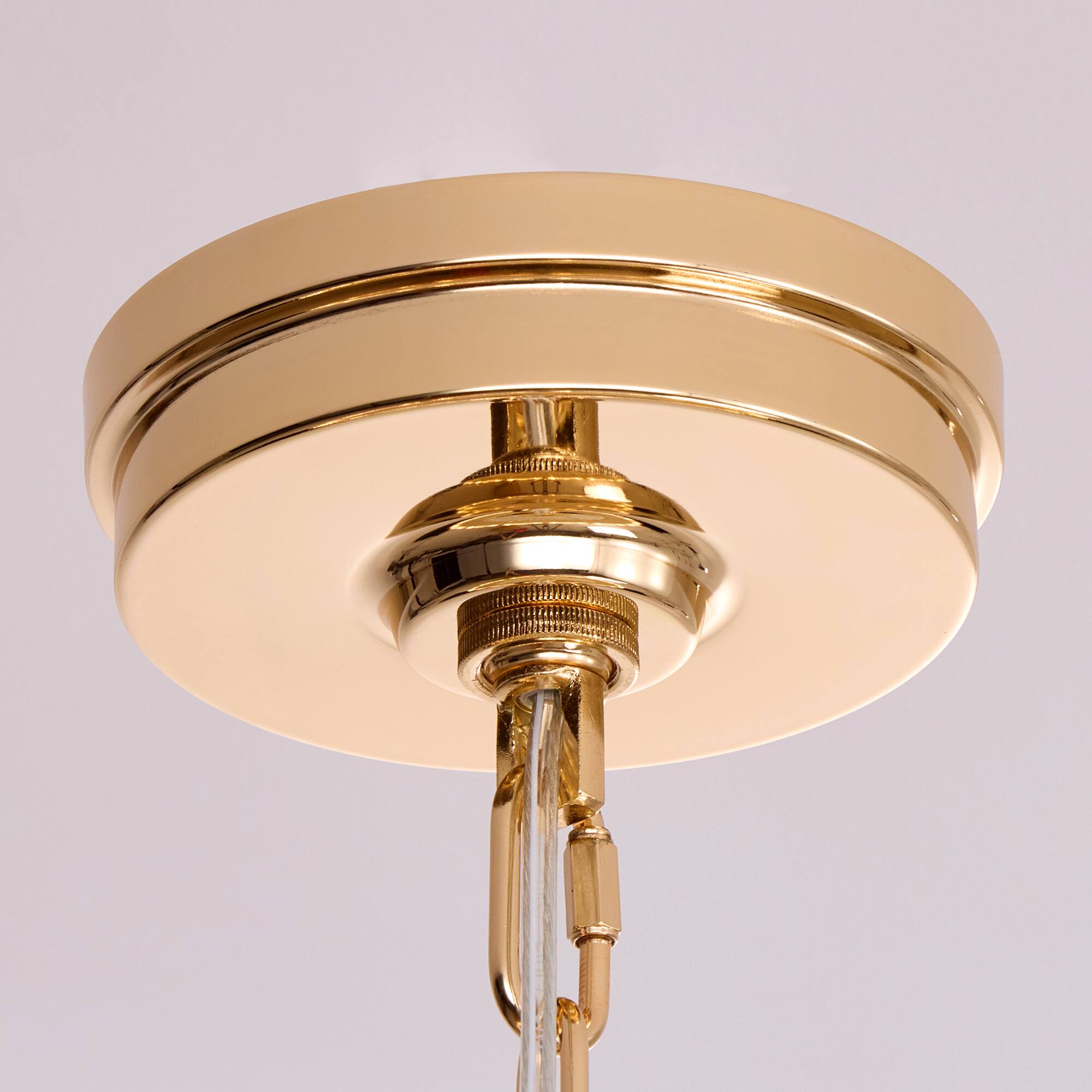 Alt View 7. Siljoy - 24 Inch Oval Luxury Gold Crystal Chandelier with Icy Texture Glass, Pendant Light for Dining Room, Living Room - Champagne Gold.