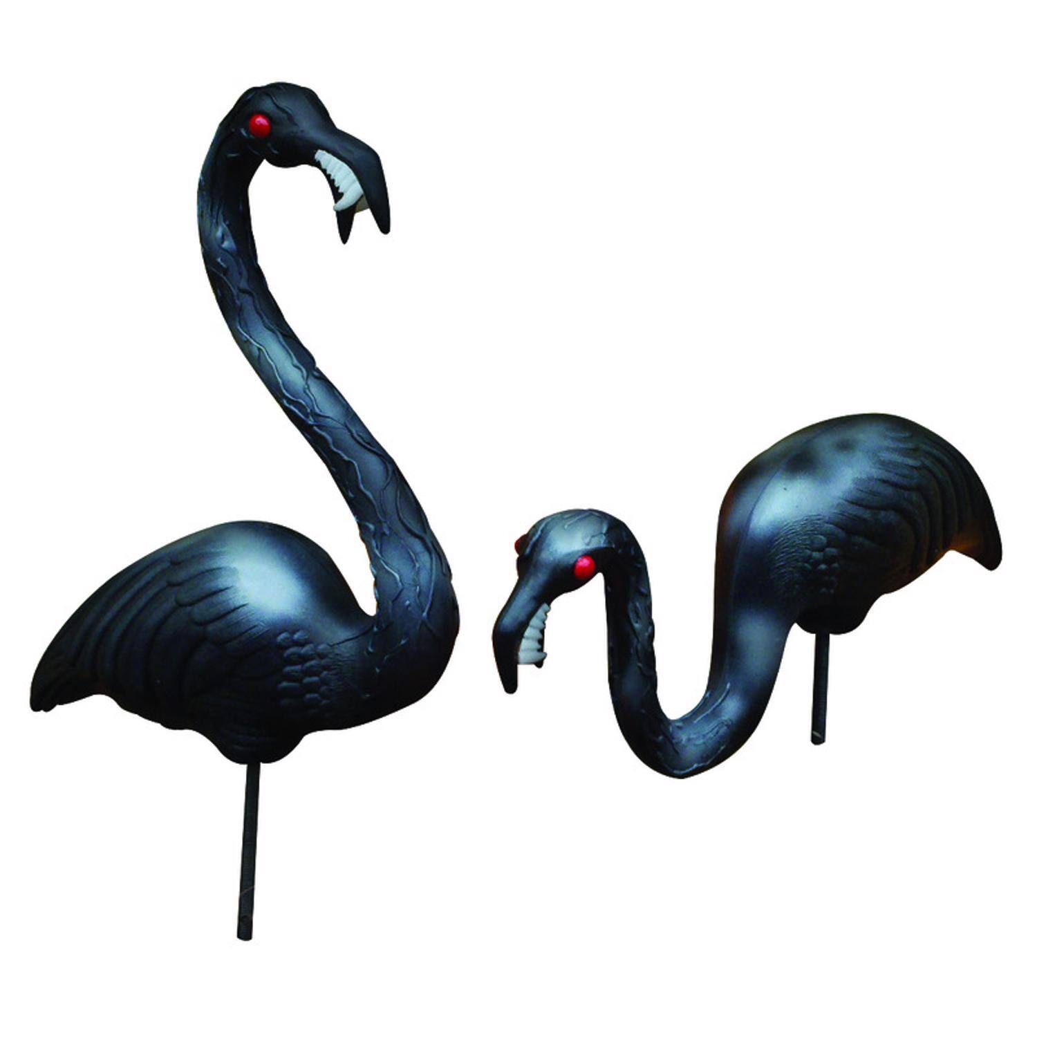 Front. Union Products - Union Products Zombie Flamingos Halloween Decor - Multicolored.