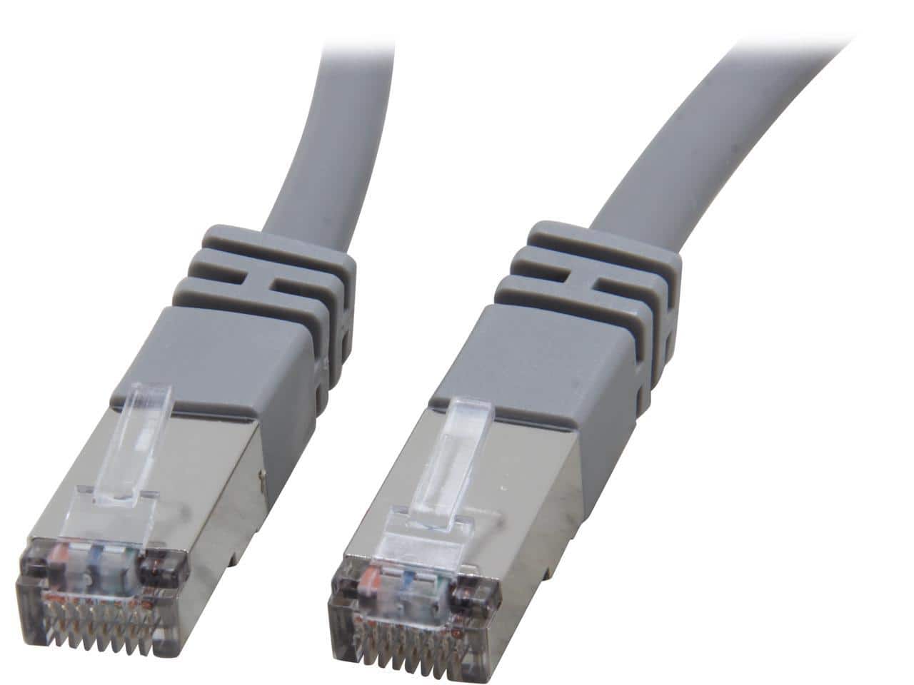 Cables to Go - C2G 27260 Cat5e Cable - Snagless Shielded Ethernet Network Patch Cable, Gray (14 Feet, 4.26 Meters)