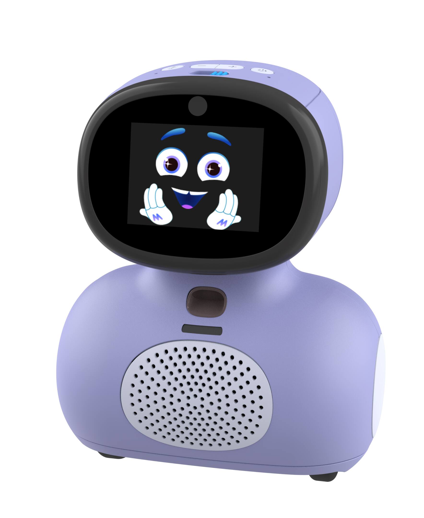 Angle. Miko - Miko Mini: AI Robot for Kids with 30-Day Miko Max|Voice Play, STEAM Activities, Games & Stories| Gift Ages 5–10|Purple - Purple.