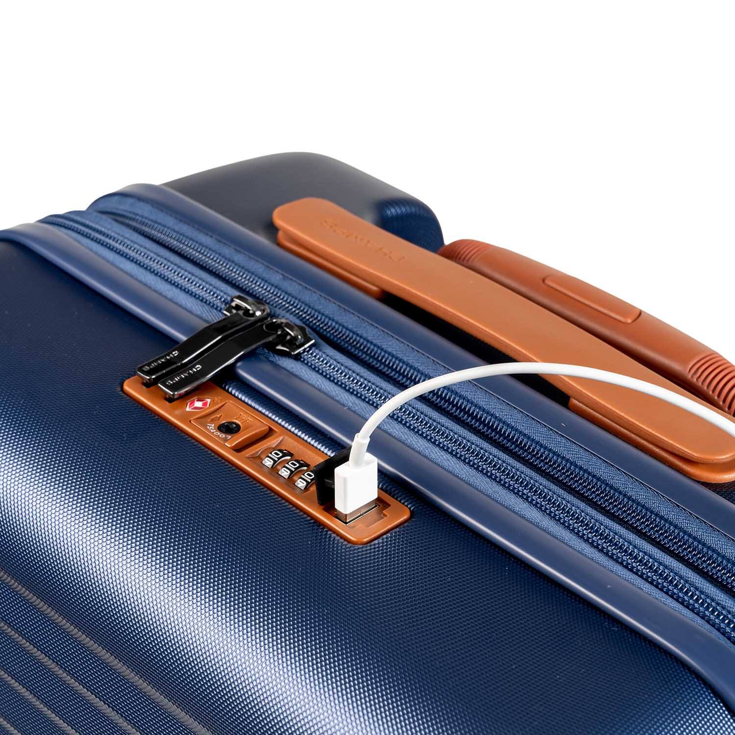 Angle. Champs - Vintage II Collection Carry-on - Navy.