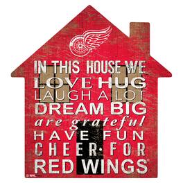Fan Creations - Detroit Red Wings 12'' Team House Sign - Multicolor