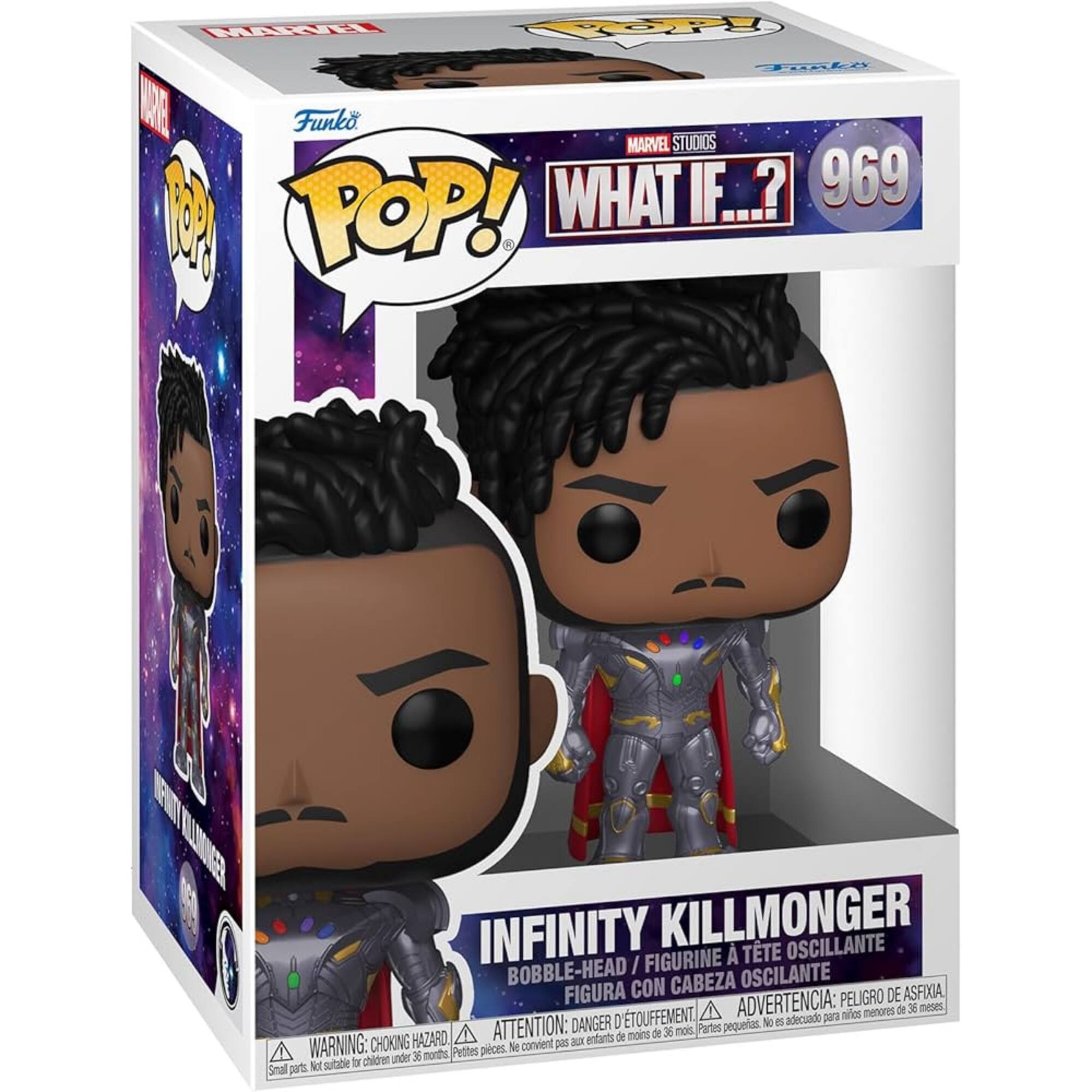 Marvel What If? Infinity Killmonger Funko Pop! Vinyl Figure #969 Black ...