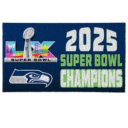 Evergreen Enterprises - Seattle Seahawks Super Bowl LX Champions 28" x 16" Logo Turf Mat - Multicolor