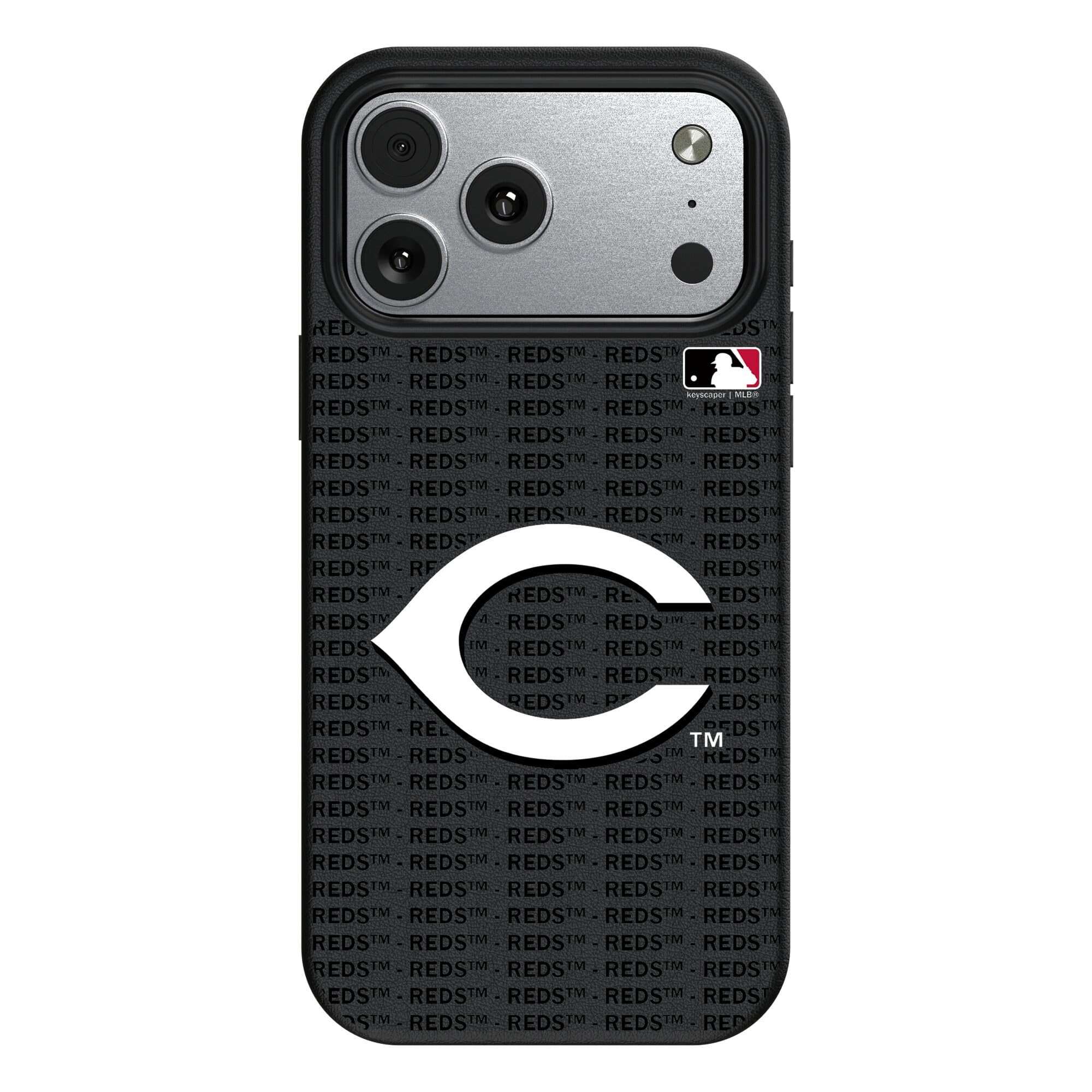 Keyscaper - MLB - Cincinnati Reds Primary Logo iPhone Magnetic Bump Case - 17 - Black price history on PriceWatchPro