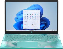HP - Refurbished Excellent - 15-fd0105ds, Intel N100, 4GB RAM, 128GB UFS, Win 11 Home (S-Mode), Touchscreen, Aquamarine Sky, Grade A - Silver