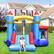 Alt View 3. Costway - InflatableBounce House Castle Slide Bouncer Kids Shooting Net/Without Blower - Multicolor.