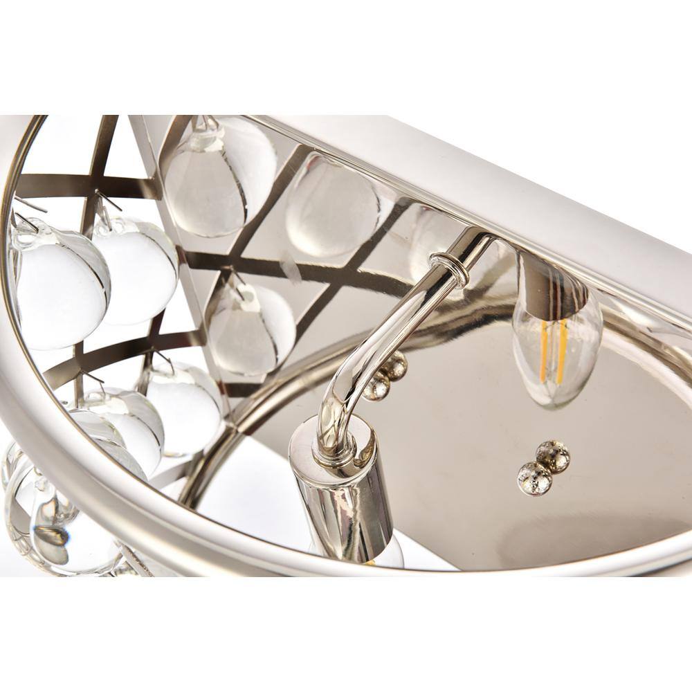 Alt View 1. Urban Classic - Madison 1 light polished Nickel Wall Sconce Clear Royal Cut Crystal - Polished Nickel.