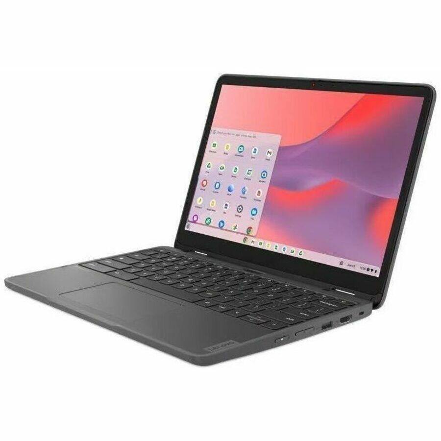 Alt View 2. Lenovo - Lenovo 500e Yoga Chromebook Gen 4 82W4001SUS 12.2" Touchscreen Convertible 2 in 1 Chromebook - WUXGA - 60 Hz - Intel - Gray.