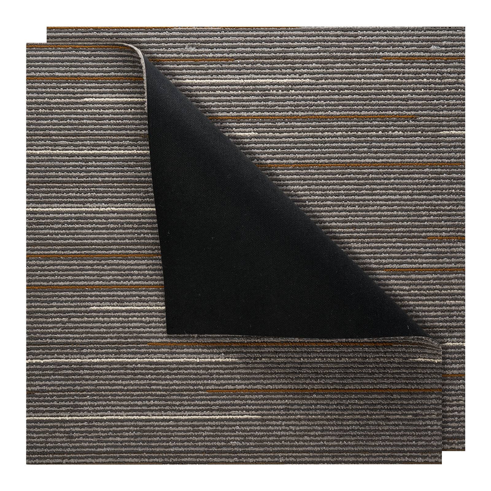 Alt View 5. VEVOR - Carpet Tiles Reusable 24x24in, 24 PCS Modular Carpet Square Rug, Commercial Floor Soft Padded for Seamless Cover 96sq.ft - Dark Brown.
