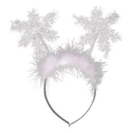 Forum Novelties - Snowflakes Adult Headband - White
