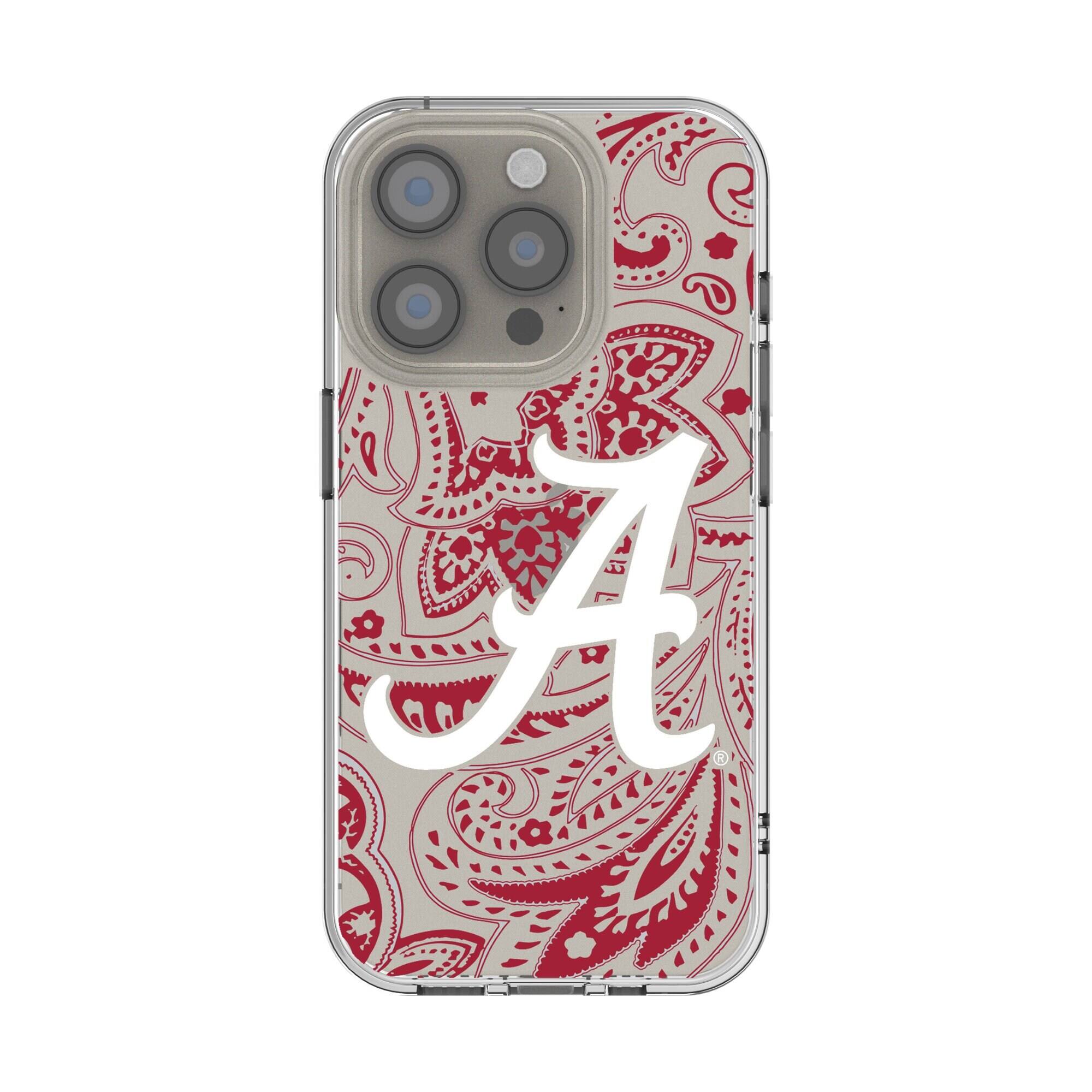 Keyscaper - NCAA - Alabama Crimson Tide iPhone Paisley Design Clear Case - 16e - Multicolor price history on PriceWatchPro
