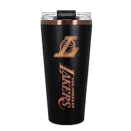 Great American Products - Los Angeles Lakers 30oz. Big Slim Tumbler - Black