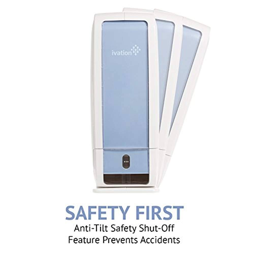 ivation SAFETY FIRST Anti-Tilt Safety Shut-Off Feature Prevents Accidents